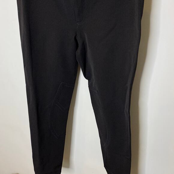 Pink Tartan equestrian style black pants - Picture 6 of 9